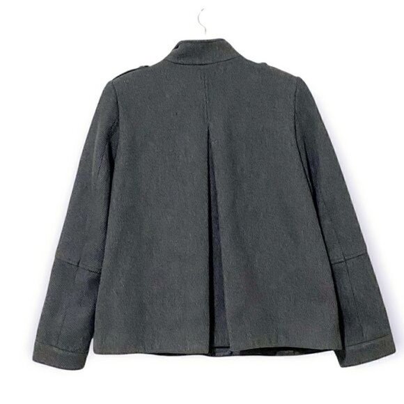 Vince Gray Wool Back Pleat Jacket/Coat , size 8 - Picture 2 of 12